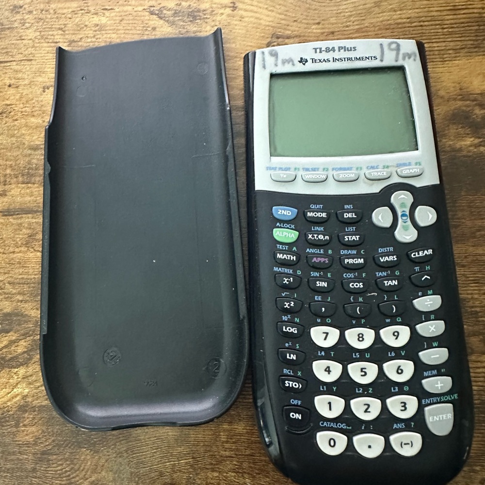 Texas Instruments Black Graphing Calculator Essential for Math